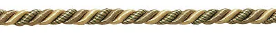 Gold Green Taupe 5/16  Decorative Rope Cord Winter Meadow [By The Yard] • $2.29
