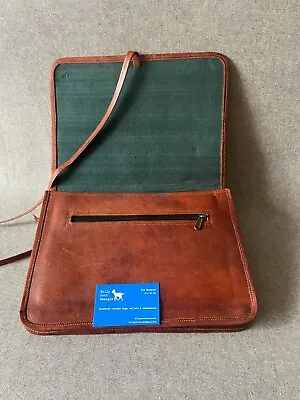 Leather Laptop Sleeve 13  & 15  MacBook Goat Satchel Bag • $48.93