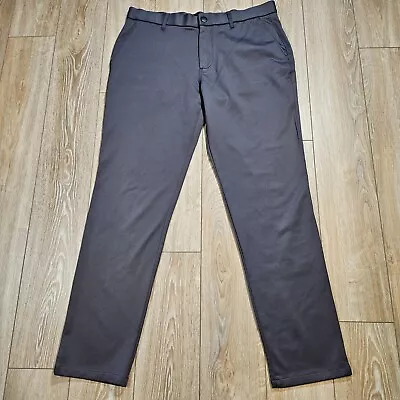 Greyson Sequoia Trouser Dark Gray Stretch Performance Golf Pants Mens Size 35x32 • $89.95