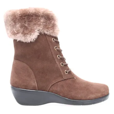 Propet Winslow Winter Lace Up Booties Womens Brown Casual Boots WFX016SCHO • £114.21