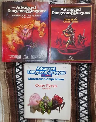AD&D Manual Of The Planes Tales Of The Outer Planes & MC Outer Planes TSR Used • $149