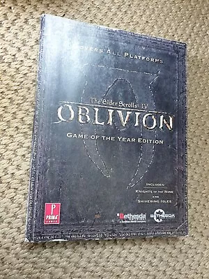 The Elder Scrolls IV Oblivion Game Of The Year Edition Game Guide Book Collector • £22