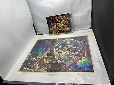 Dangerous Discovery Disney Lithograph Print Signed By Carl Barks 100/100 COA Bh • $899.99