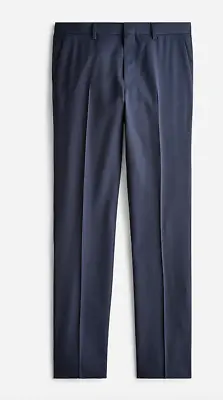 J.Crew $225 Slim Fit Ludlow Suit Pant Italian Wool Navy Blue 36X34 J3422 • $140