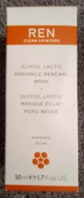 REN Clean Skincare Glycol Lactic Radiance Renewal Mask 1.7oz 50ml  • $17.99