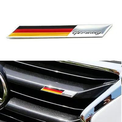 Aluminum Plate Germany Flag Emblem Badge For Car Front Grille Side Fender Trunk • $8.49