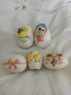 $10 • Buy Vintage Ceramic Easter Eggs. 1 Is Cracked.