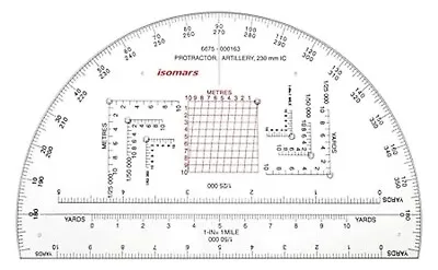 Military/Mils Protractor 9  • $18.86