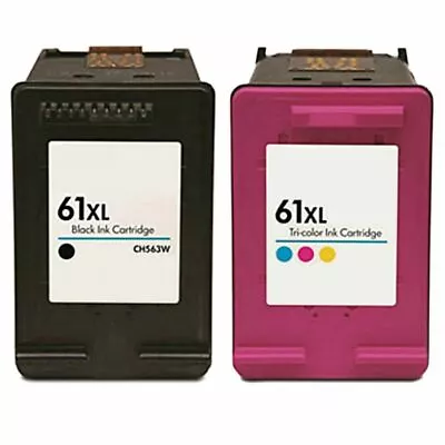 2 X NoN-OEM Ink Cartridge 61XL For HP Officejet 2620 4630 Deskjet 1510 2510 2540 • $46.90