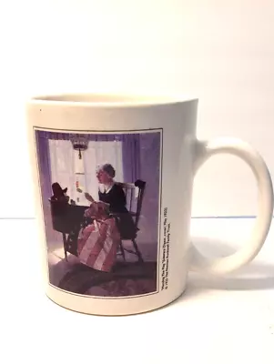 Norman Rockwell Estate  Mending The Flag   Mug  Coffee  Cup  NEW  4060 • $14.99