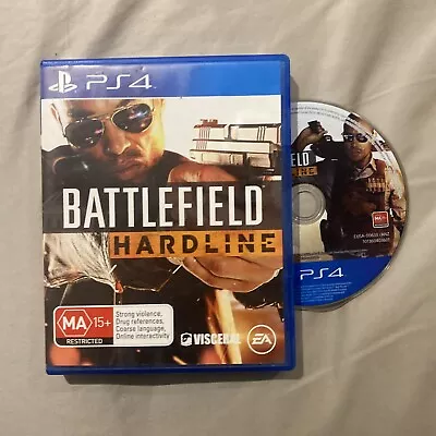 Battlefield Hardline PlayStation 4 Game *FREE SHIPPING* FPS PS4 Games 2015 • $8.94