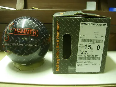 15lb 0oz Hammer Diamond Plate Viz A Ball Made In Mexico No Holes Never Drill • $200