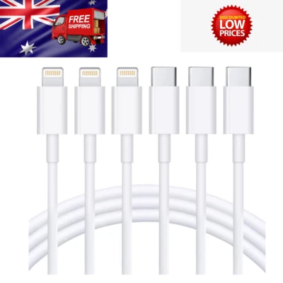$18.99 • Buy USB C To Lightning Cable 3Pack 6FT [Apple Mfi Certified] Iphone Fast Charger Cab