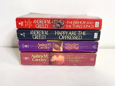Lot Of 4 Andrew M. Greeley Books Three Kings Oppressed Maggie Ward Valentine's • $19.99
