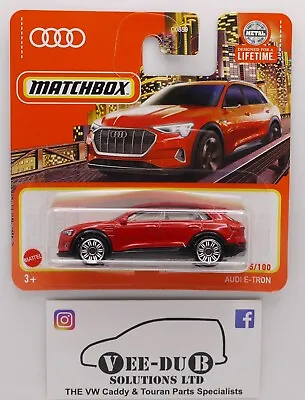 Matchbox Audi E-Tron Red NEW 2024 HVN88 5/100 Mattel EV Etron MBX Metro • £4.99