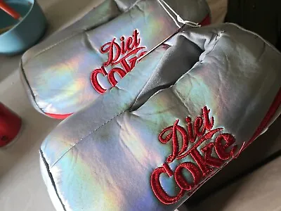 The Coca Cola Company Diet Coke Can Slippers Size Medium Nwt Free Post In Aus  • $36.80