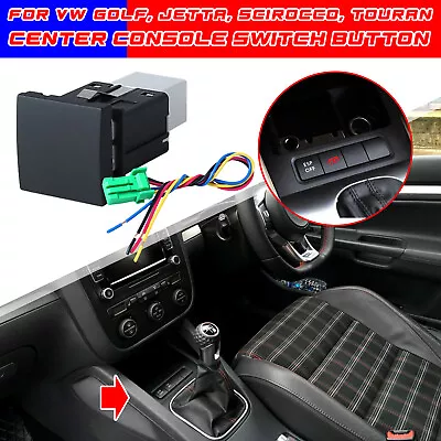 For VW Golf GTI Mk5 MK6 Jetta Transmission Gear Box Center Console Switch Button • $15.06