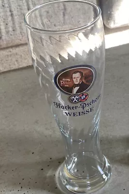 Hacker-Pschorr Weisse Lager Beer Glasses .5L • $7