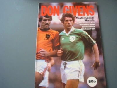 £1.49 • Buy REPUBLIC OF IRELAND V MANCHESTER UNITED AUGUST 1982 (Don Givens Testimonial)