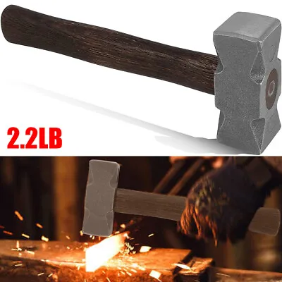 2.2LB Power Forging Square Hammer Farrier Bladesmithing Blacksmith Anvil Knife • $115.48