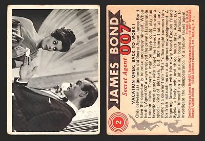 1965 James Bond 007 Glidrose Vintage Trading Cards You Pick Singles #1-66 • £4.94