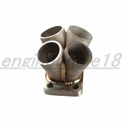 Stainless Steel 4 Cylinder Manifold Header Merge Collector T3 T3/T4 Flange • $52.30