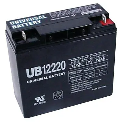 UPG 12V 22AH SLA Replacement Battery For Black And Decker JUS500IB Jump Starter • $59.99