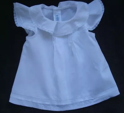 Mayoral Of Spain Infant White Dress Pleats Lace Size 12 Months • $24.99