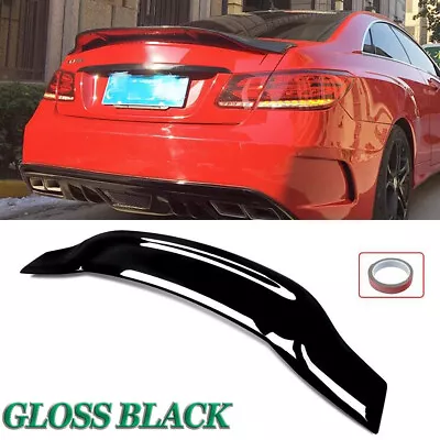 For 2010-2016 Mercedes Benz W212 RT Style Rear Trunk Spoiler Lip Gloss Black • $89.99