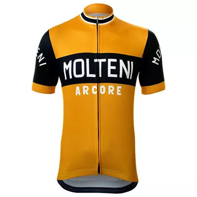 Cycling Short Sleeves Jerseys Molteni Arcore Retro Cycling Jersey Cycling Tops • $20.87