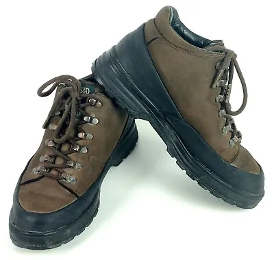 Mephisto Boots Womens 7.5 Slacker Gore Tex Hiking Trail Boot Brown Leather • $50