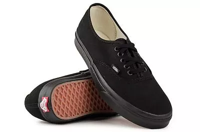 Vans Shoes Authentic Black Black Classic Skate Board USA SIZE Sneakers • $89.99