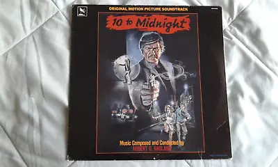 10 To Midnight Movie Soundtrack Vinyl LP Varese Sarabande STV 81172 1983 • £15