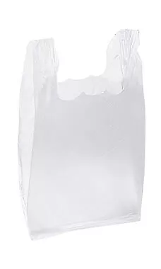 Medium Clear Plastic T-Shirt Bags - 11 ½” X 6  X 21   - Case Of 1000 • $48