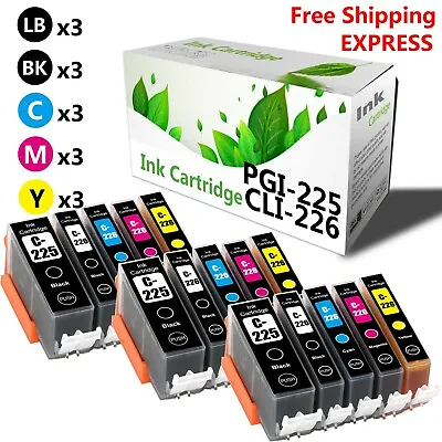 15pk Ink Cartridge Set For Canon PGI 225 PGI-225 CLI 226PIXMA MG5120 MG5220 • $10.80