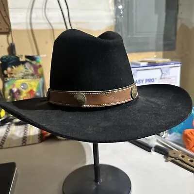 Vintage Larry Mahans Collection Cowboy Hat Buffalo Nickel  7 1/8” • $89.99