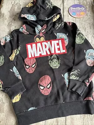 Boys Play Wear Marvel Hoodie By H&M Age 4-6 Years • £3