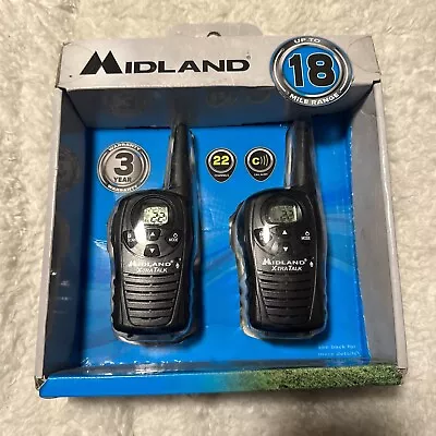 Midland X-TRA Talk Two-Way Radios Model LXT118 Walkie  Talkies NEW • $24.72