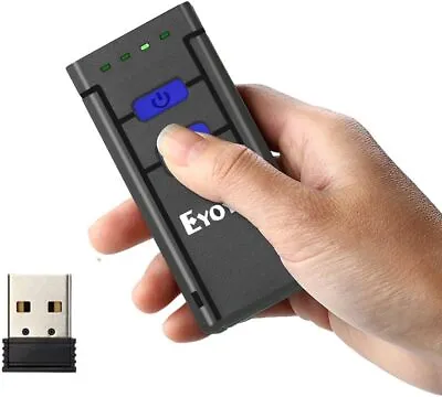 Eyoyo Mini 1D Wireless Barcode Scanner Bluetooth Wireless&Wired Barcode Reader • $31.31