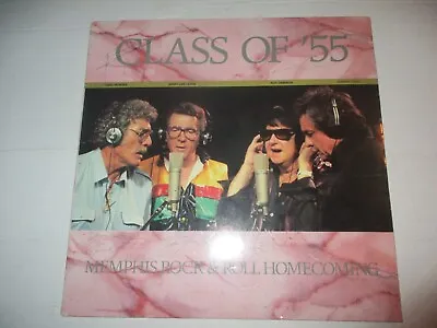 $1875 • Buy Class Of '55 LP Signed By Carl Perkins, Johnny Cash, Roy Orbison, Others