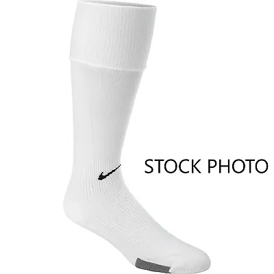 Nike Park IV Cushioned Soccer Socks White Medium SX4770-101 • $7.95