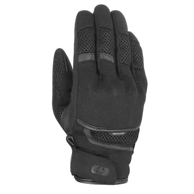 Oxford Brisbane Air Stealth Black Motorcycle Gloves Men's Sizes SM LG - 3XL • $24.99