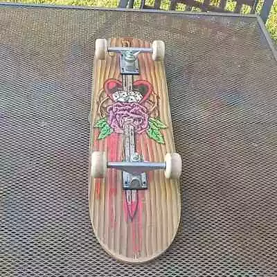 Original 80's Sword Rose Skateboard 31 Inch • $49.99