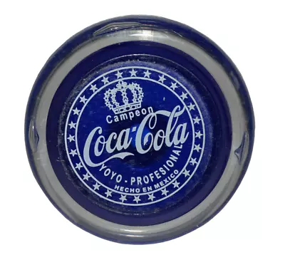 Vintage Toy Mexican Genuine Yo-yo Professional Champion Crown Coca Cola Blue • $19.99