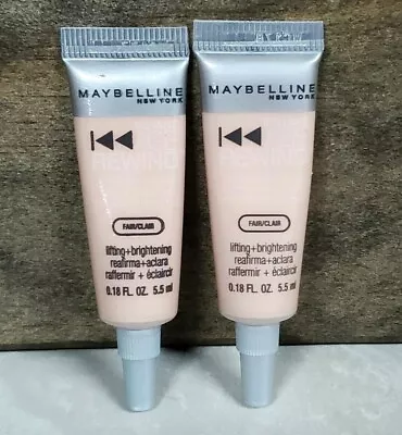 2X Maybelline Instant Age Rewind Under Eye Concealer ~ FAIR ~ Nwob Travel Size • $10