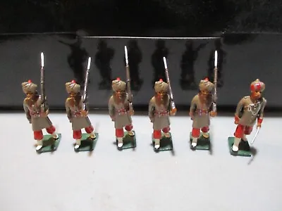 Marlborough Military Models 6 Piece Indian Infantry Figure Set • $90