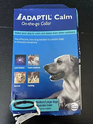 ADAPTIL Calm On-the-Go Collar For Medium/Large Dogs Adjustable Lasts 4 Weeks UK • £17.99