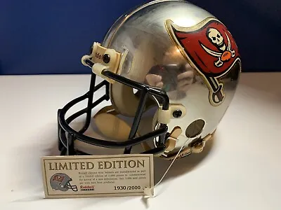 TAMPA BAY BUCCANEERS Vintage Chrome Riddell Mini Helmet Ltd Edition From 1995 • $59.99