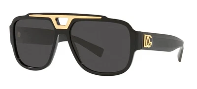 $326.96 • Buy Mens Dolce & Gabbana Sunglasses Dg4389 Black/ Dark Grey Sunnies