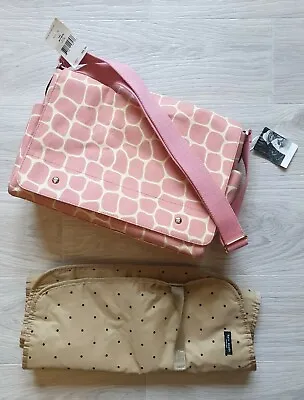 New Kate Spade Diaper Baby Bag Messenger Pink • £81.96